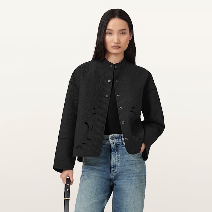 Nwt Allsaints Clary Cotton Jacket